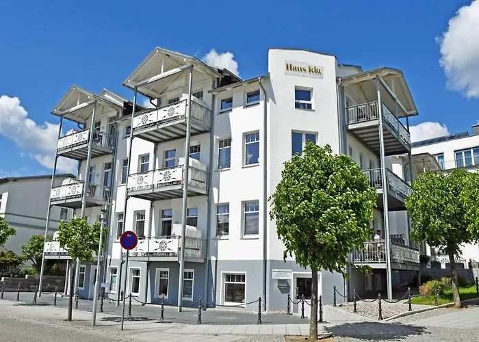 アパート Appartementhaus Ida Im Ostseebad ゼリン